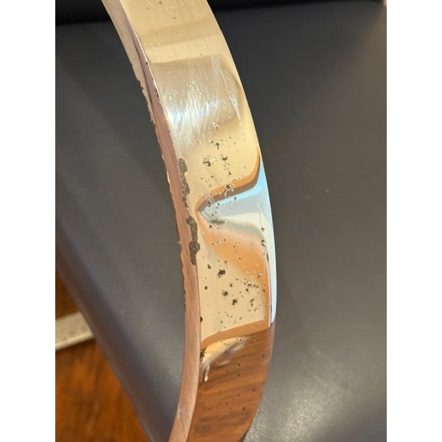 Mid 20th Century Pair of Mies Van Der Rohe for Knoll Flat Bar Brno Chairs For Sale - Image 17 of 17