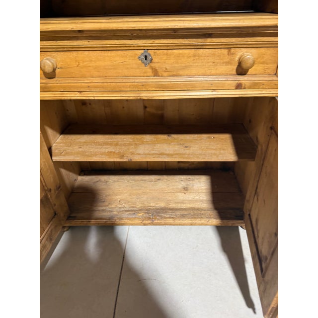 Antique Pine Kitchen Dresser From England For Sale - Image 11 of 18
