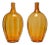 Large Blenko Amber Glass Lamps By Joel Philip Myers - A Pair For Sale