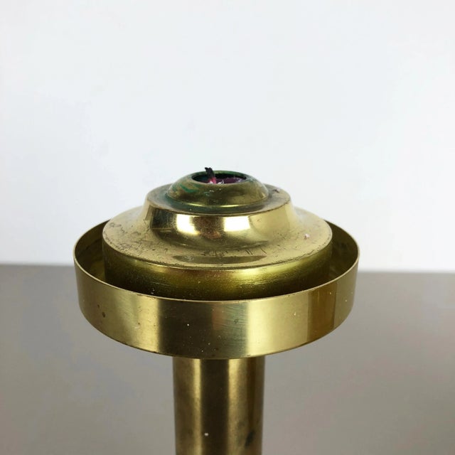 Brass & Glass Claudia Candleholder from Hans-Agne Jakobsson, Markaryd, Sweden, 1960s For Sale - Image 13 of 18