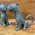 Mid 19th Century Mid 19th Century Old Benin Leopard Bronze Nigeria African ~ a Pair For Sale - Image 5 of 9