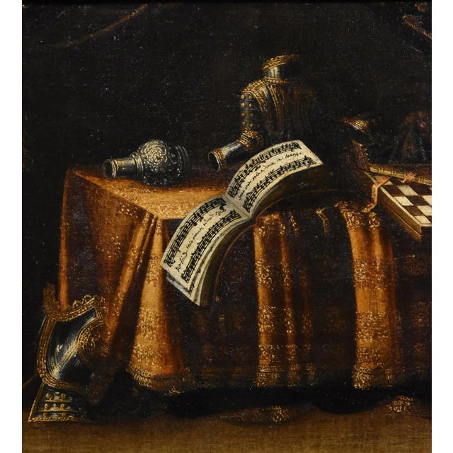 Francesco Noletti Detto Il Maltese, Still Life with Armor, 1640, Oil on Canvas, Framed For Sale - Image 4 of 16
