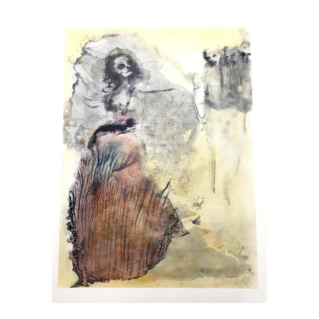 Leonor Fini - Walking Dead - Original Lithograph 1964 For Sale