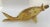 Yellow Italian Mid Century Blown Glass Fish Wine Bottle For Sale - Image 8 of 9