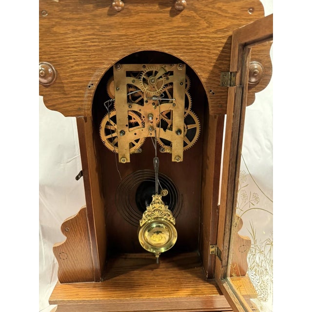 19th Century Parlor Mantel Clock by New Haven For Sale In Los Angeles - Image 6 of 6