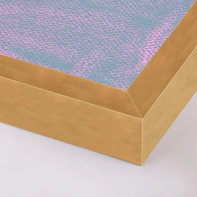 Illustration Ipanema Diptych by Happy Menocal in Gold Frame, Small Art Prints, Set of 2 For Sale - Image 3 of 5