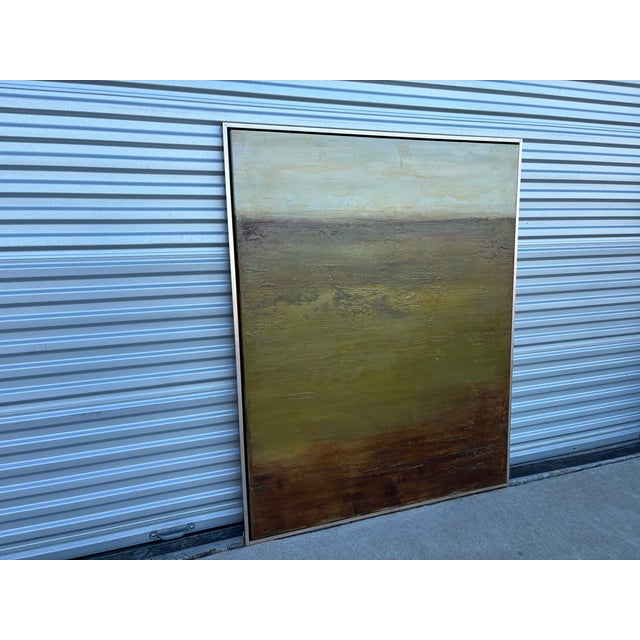 1980s Large Post-Modern Abstract Painting For Sale - Image 11 of 11