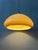 Acrylic Glass Beige Mushroom Pendant Lamp with Chrome Top Cap For Sale - Image 4 of 11