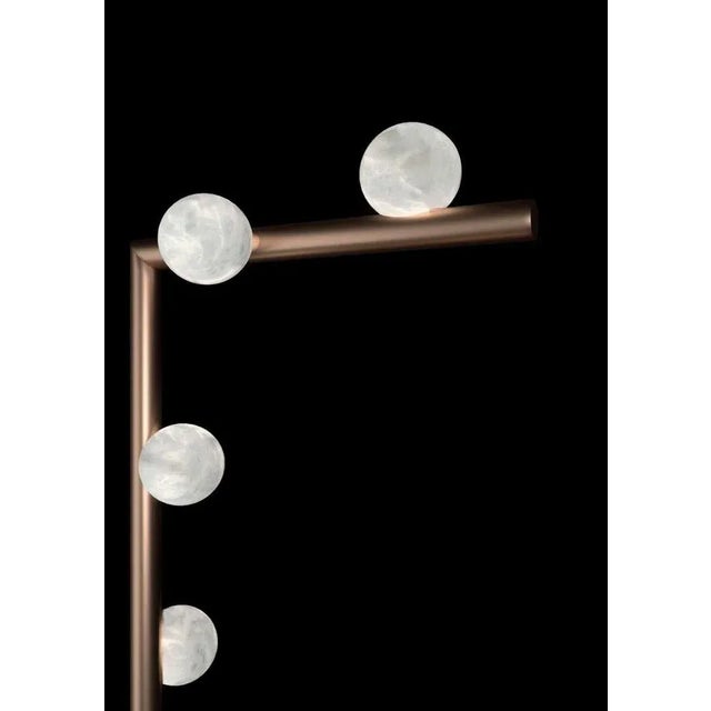 Contemporary Demetra Copper Table Lamp by Alabastro Italiano For Sale - Image 3 of 7