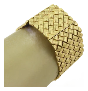 Hidden Cove 18k Yellow Gold Watch Bracelet 106gr