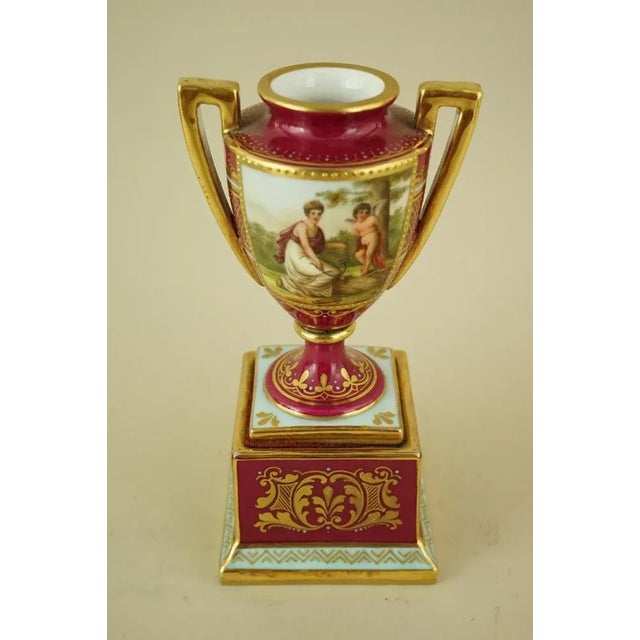 Empire Style Porcelain Vase with Mythological Scene by F. Koller for the Imperial Manufactory in Vienna, Austria, Late 1700s For Sale - Image 9 of 18