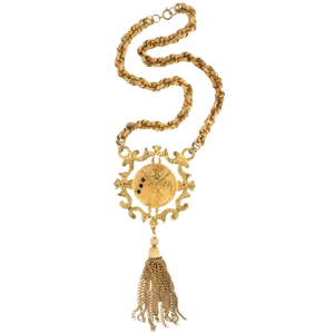 1960s Shield Medallion Necklace