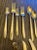 Vintage Tony’s Gems Stainless Steel 134 Pieces 12 Person Flatware Set For Sale - Image 10 of 12