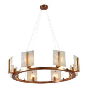 Jamie Young Halo Alabaster Chandelier