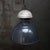 Vintage French Industrial Dark Blue Enamel Pedant Light For Sale - Image 4 of 6