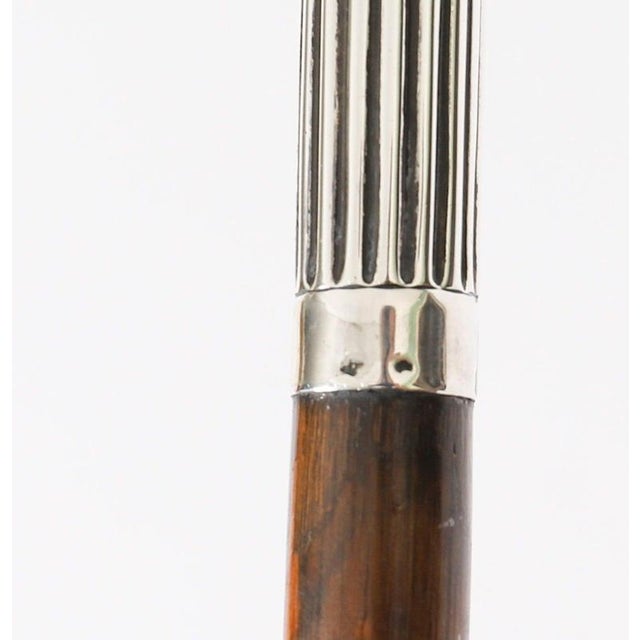 Antique Continental Silver Walking Stick Cane, 1890s For Sale - Image 6 of 9