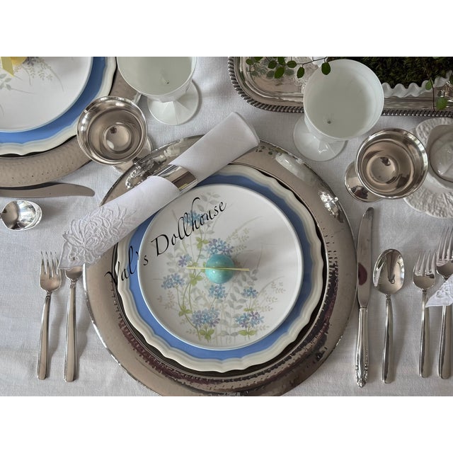 Art Deco Antique Art Deco Lenox Periwinkle Blue High Fired Porcelain Dish Lot - 39 Pieces For Sale - Image 3 of 16