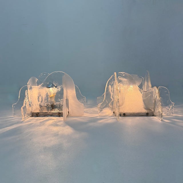 Mid-Century Modern LP 263 Ceiling Lamps by Carlo Nason for Mazzega, Italy, 1970s, Set of 2 For Sale - Image 3 of 18