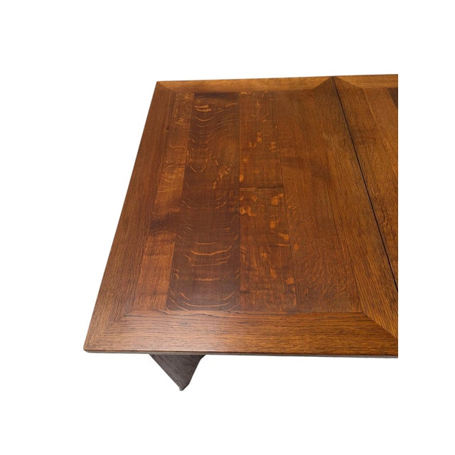 Art Deco Dutch Extending Dining Table by Hendrik Wouda, 1924 For Sale - Image 11 of 12
