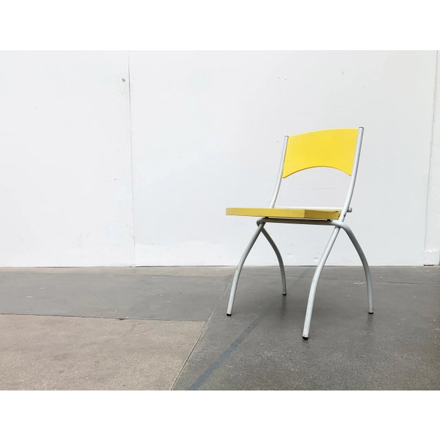 Vintage Italian Folding Chair from Fly Line For Sale - Image 6 of 18