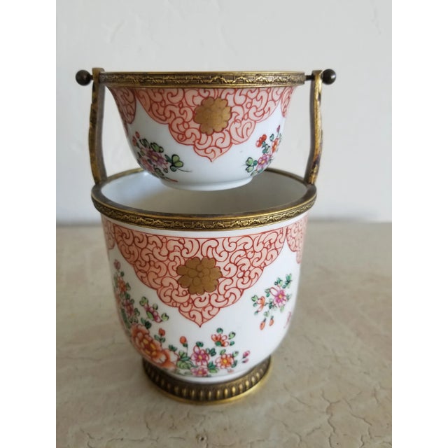 1920s 1920s Gilt Bronze Mounted French Porcelain For Sale - Image 5 of 5