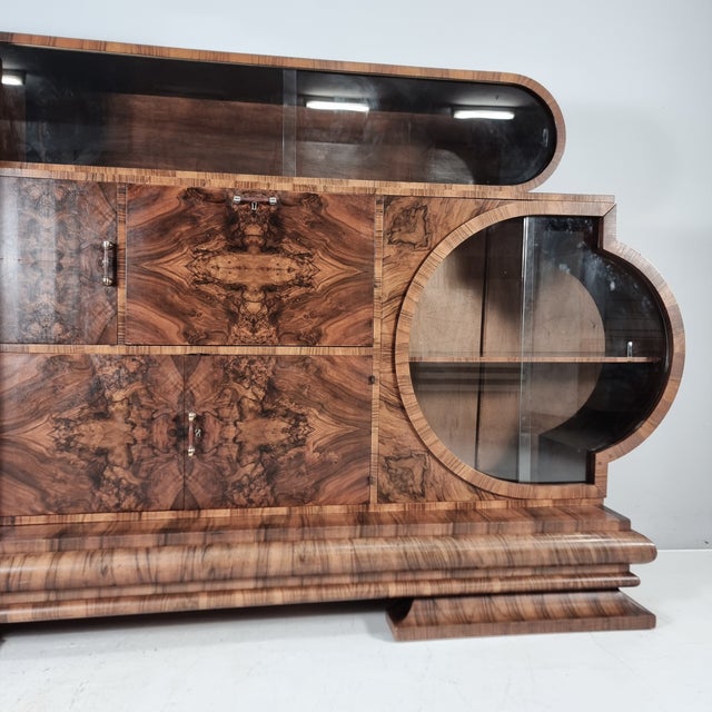 Art Deco Display Sideboard, 1940s For Sale - Image 6 of 10