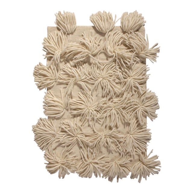 Rug & Kilim’s Contemporary Textural Rug in Soft Beige For Sale