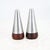 Unique Danish Rosewood and Stainless steel salt and pepper shakers. Well made pieces that are signed beneath. Great...