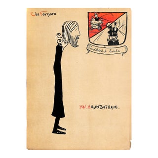 Mid 20th Century H.N. Higinbotham by Carlo De Fornaro Reproduction Print For Sale