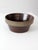 Antique American Stoneware Mixing Bowl With Brown Glaze For Sale - Image 11 of 14