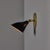 Mid-Century Modern 1960s Gino Sarfatti Model #26b Black and Brass Wall Lamp for Arteluce For Sale - Image 3 of 18