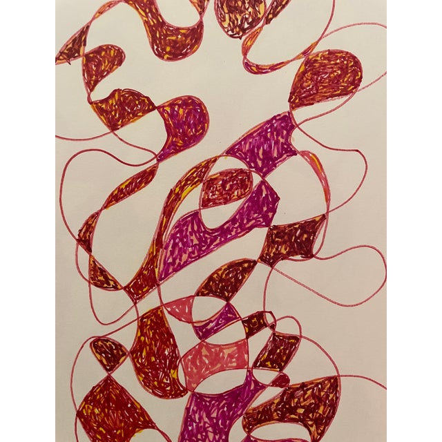 Mid-Century Modern William Glen Davis Mid Century Modern Drawings - Set of Four For Sale - Image 3 of 6