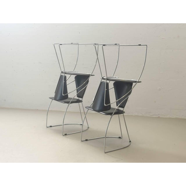 Italian Linda Model Chair by Arrben, 1980s For Sale - Image 10 of 13