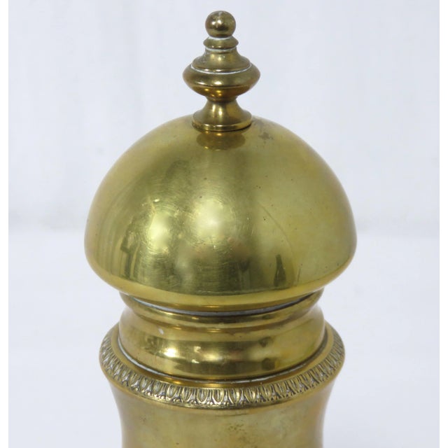 Classic Style Antique Solid Brass Pepper Mill Grinder Chairish