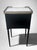Late 19th Century Napoleon III Style French Night Stand in Black Lacquered Wood and Carrara Marble For Sale - Image 10 of 18