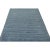 Rug & Kilim Rug & Kilim’s Modern Rug in Solid Blue Tone-on-Tone Striae For Sale - Image 4 of 6