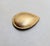 Vintage C1985 Signed Monet Goldtone "Hammered" Tear Drop Shaped Brooch For Sale In Philadelphia - Image 6 of 10