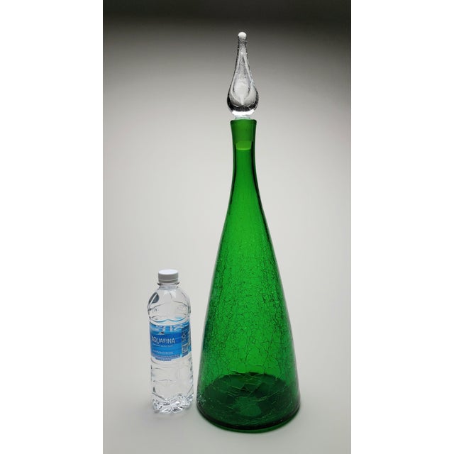 1950s Mid Century Blenko Decanter For Sale - Image 9 of 14