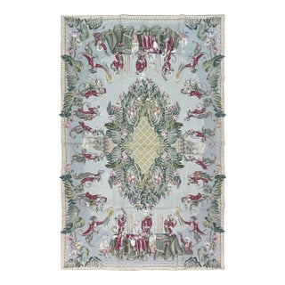 Chinese Aubusson Needlepoint Carpet For Sale