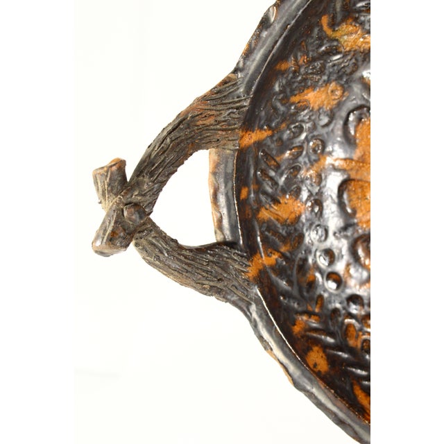 Circa 1900 Barrio De La Luz Puebla Pottery Bowl Tortoiseshell Glaze Barro Vidriado For Sale - Image 11 of 17