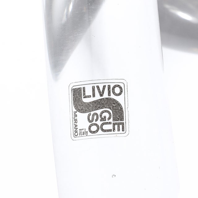 Mid-Century Modern Mid-Century Organic Interlocking Sculpture in Hand-Blown Murano Glass by Seguso For Sale - Image 3 of 16