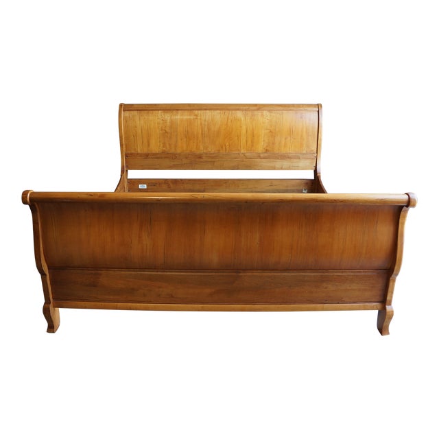 Ethan Allen King Legacy Carved Sleigh Bed Chairish