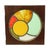 Stained Leaded Glass Panel with Wooden Frame, 1950s For Sale - Image 15 of 15
