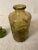1960s Vintage 1960's Olive Green Art Glass Decanter or Bottle With Stopper For Sale - Image 5 of 12