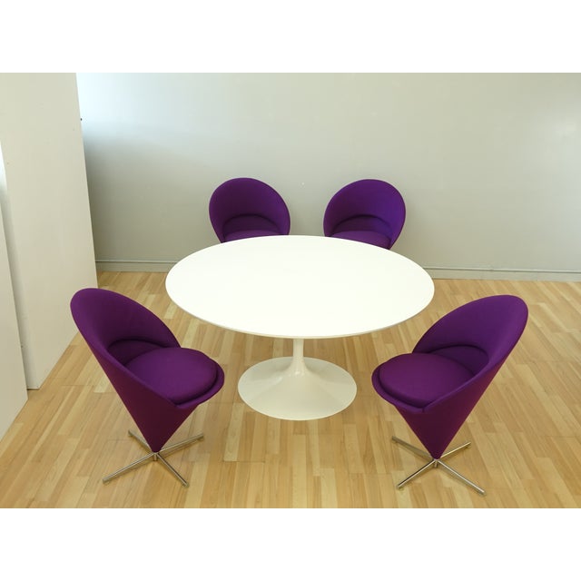 4 Vintage Cone Chairs by Verner Panton From Plus-Linje Denmark 1958 Restored For Sale - Image 15 of 15