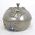Antique Chinese Pewter Jeweled Lidded Bowl With Gemstones Republic Period For Sale In Phoenix - Image 6 of 13