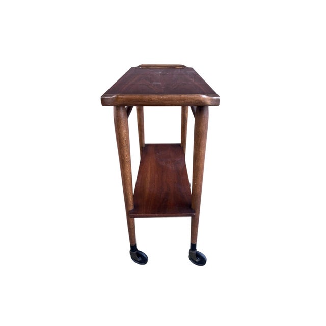 Mid 20th Century 2 Tier Bar Cart by Lane For Sale - Image 10 of 10