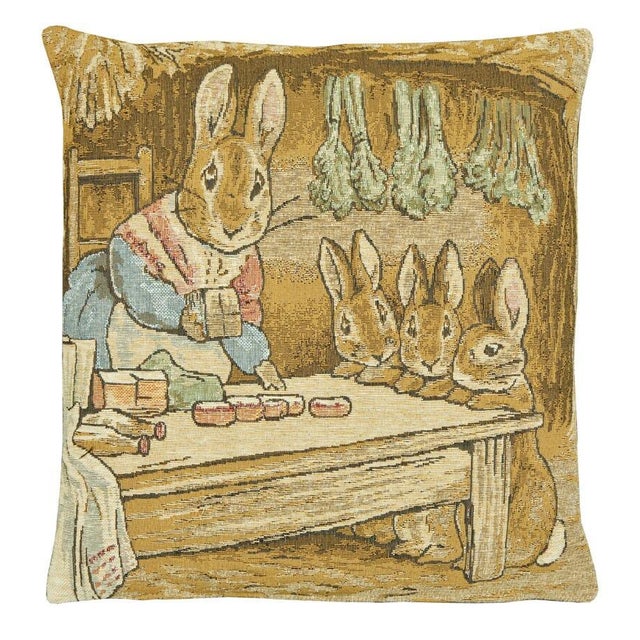 This beautiful tapestry cushion is finely woven by skilled weavers on traditional Jacquard Tapestry looms. The tapestry...