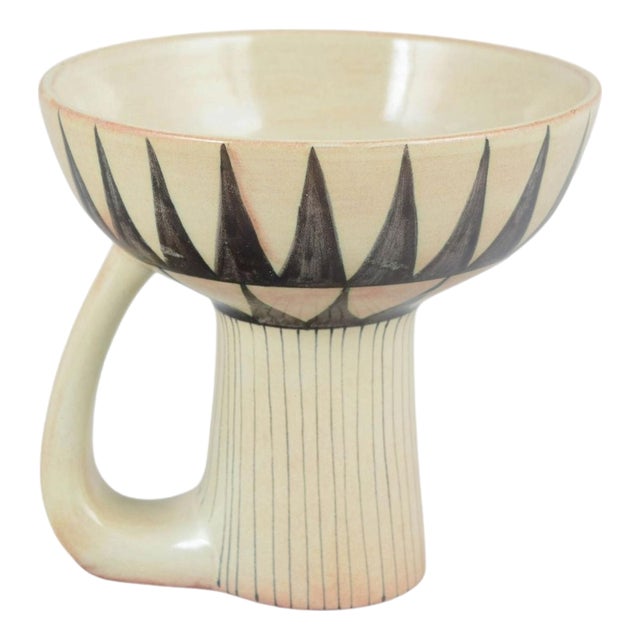 Vintage Sculptural Stoneware Vase by Carl-Harry Stålhane for Rörstrand, 1960s For Sale