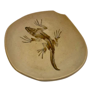 2001 Karen Leigh Branch for Buzzard Mountain Pottery Neriage Studio Pottery Bowl Signed